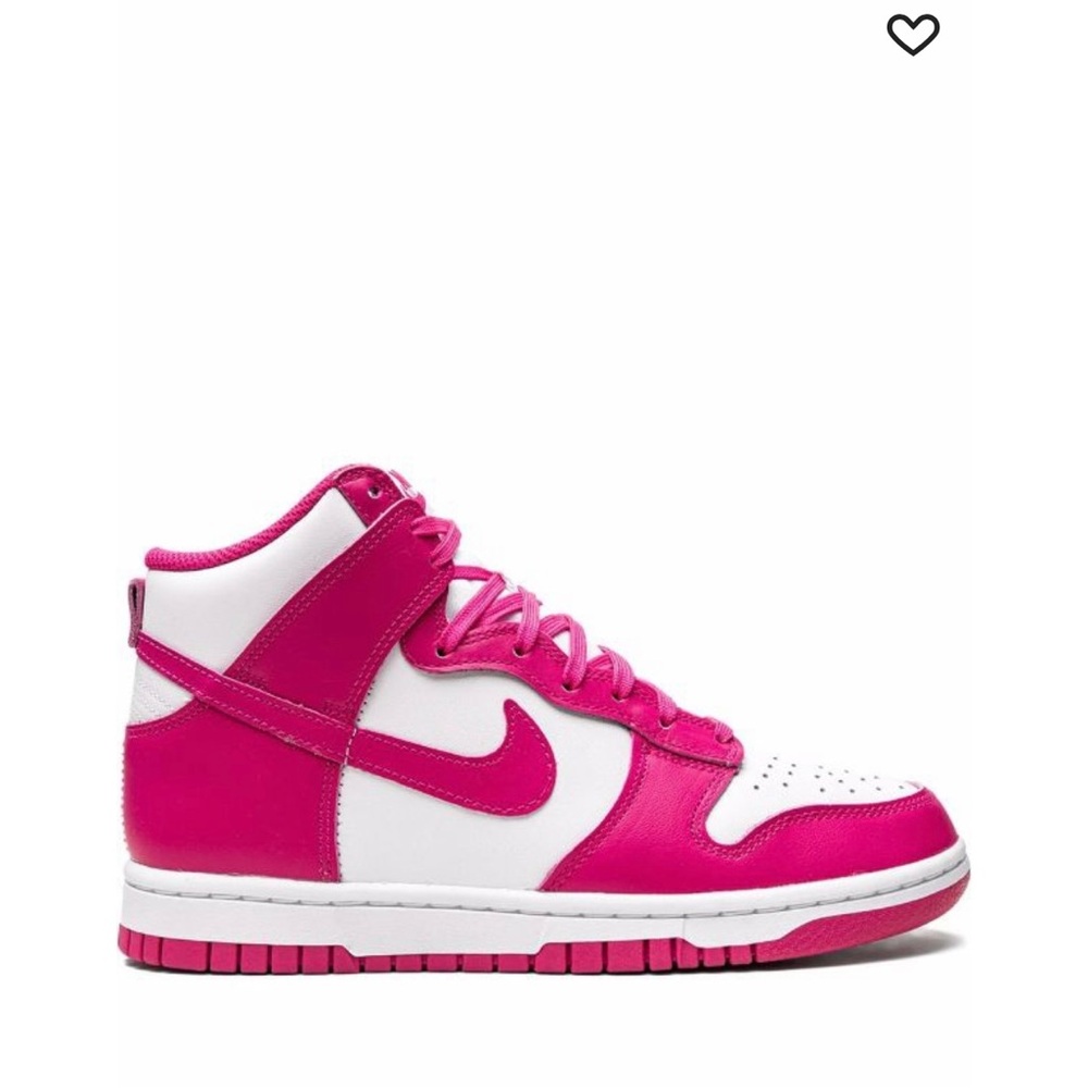 Nike dunk high prime pink sneakers 7.5